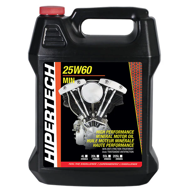 Huile Hipertech Minéral 25w60 V-Twin