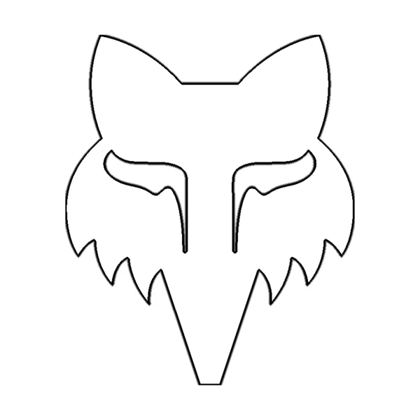 Autocollant Fox Head 4" Die Cut Vinyl - Image 2