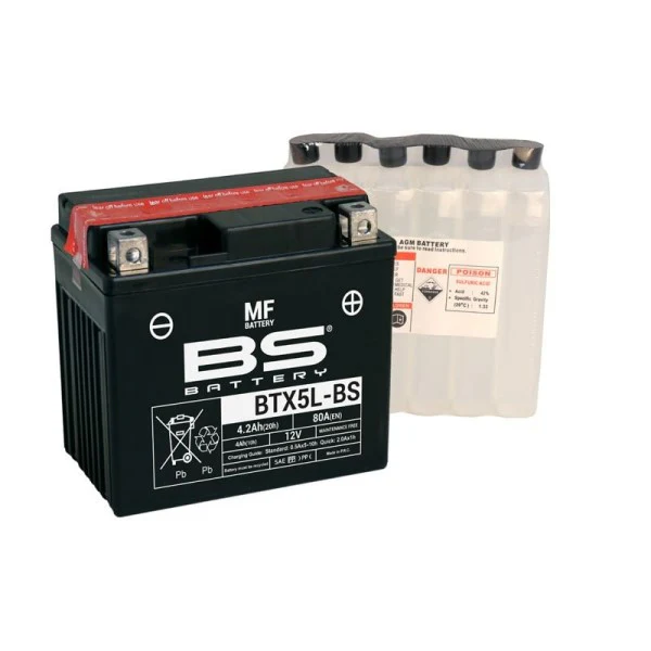 Batterie Scellée Sans Entretien - BTX5L-BS