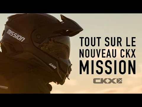 Casque AMS Mission Carbon avec visière double électrique - Image 3