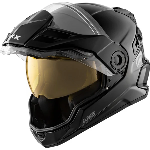 Casque Intégral de Motoneige Mission Solid avec visière double électrique - Image 4