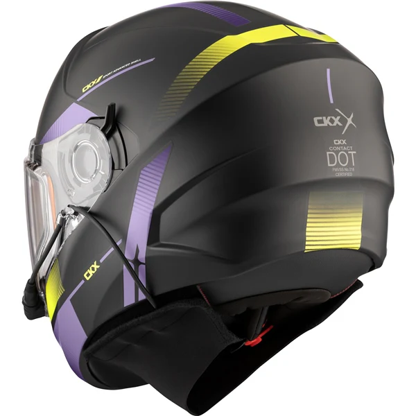 Casque de Motoneige Intégral Contact Edge Visière Double Électrique - Image 11