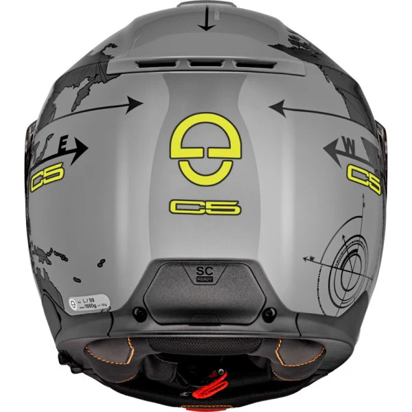 Casque de Moto Modulaire C5 Globe - Image 3