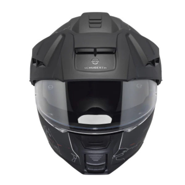 Casque de Moto Modulaire E2 Graphic Atlas - Image 3