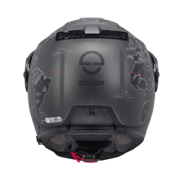 Casque de Moto Modulaire E2 Graphic Atlas - Image 4