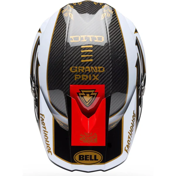 Casque de Motocross Moto-10 Spherical  Fast House DID 25 Carbone - Image 4