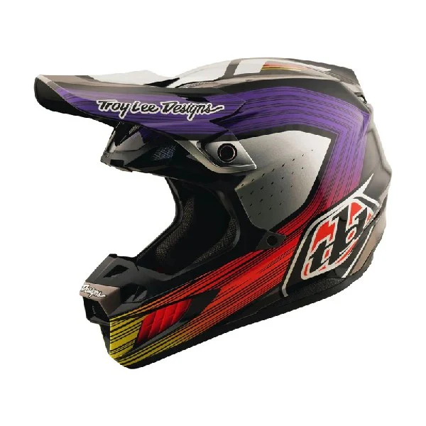 Casque de Motocross SE5 Stripes Carbone