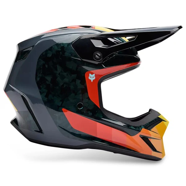 Casque de Motocross V3 RS Grid Carbone MIPS - Image 2