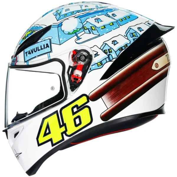 Casque Intégral de Moto K1 Top Rossi Winter - Liquidation - Image 3