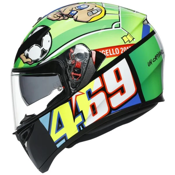 Casque Intégral de Moto K3 Sv Top Rossi Mugello - Liquidation - Image 3