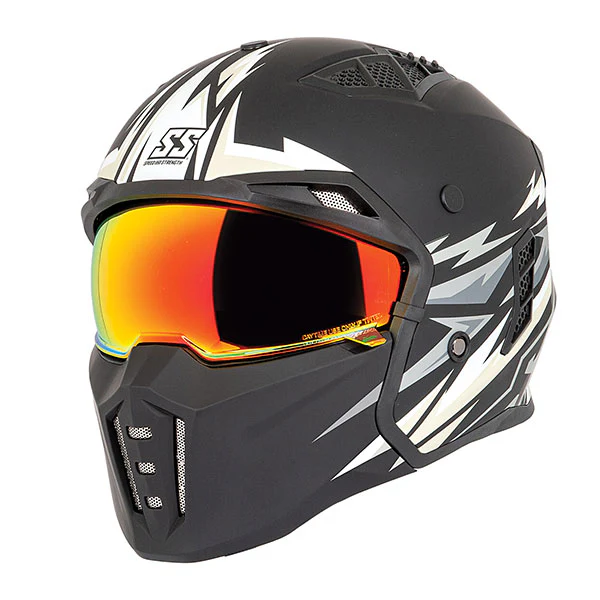Casque Intégral de Moto SS2450 Trial by Fire StreetFighter