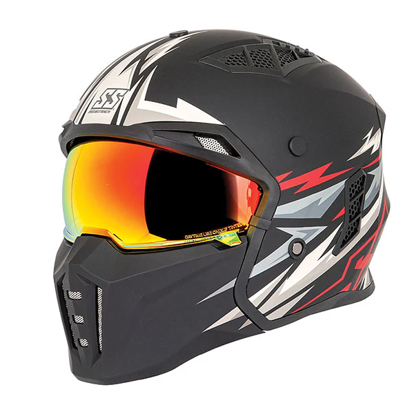 Casque Intégral de Moto SS2450 Trial by Fire StreetFighter - Image 2
