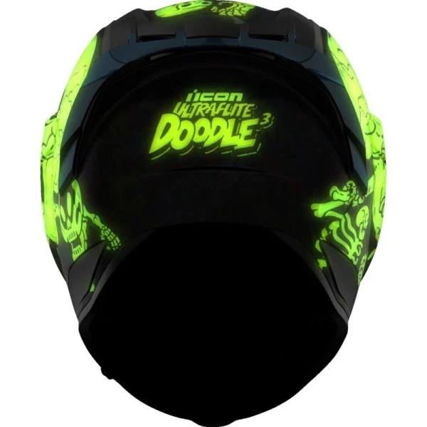 Casque Intégral de Moto Ultraflite Doodle 3 - Image 8