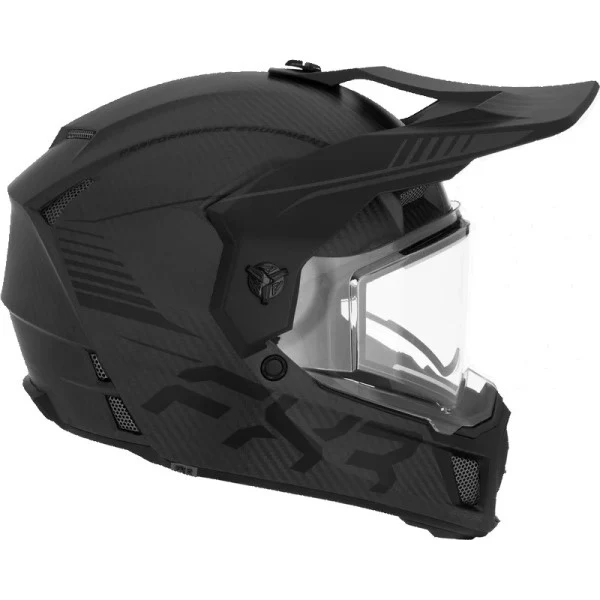Casque Intégral de Motoneige Clutch X Pro Carbon Visière Double Electrique - Image 4