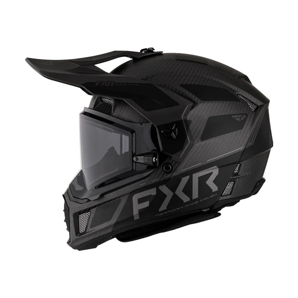 Casque Intégral de Motoneige Clutch X Pro Carbon Visière Double Electrique - Image 6