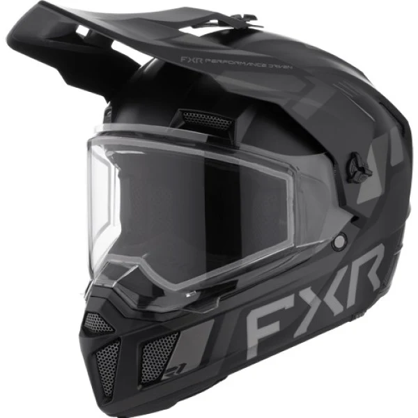 Casque Intégral de Motoneige Clutch X Visière Double Junior