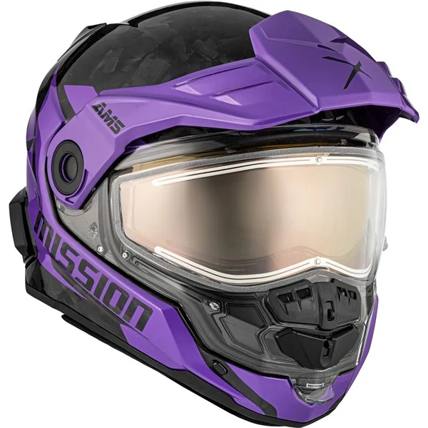 Casque Intégral de Motoneige Mission Alaska Carbone Édition Limitée