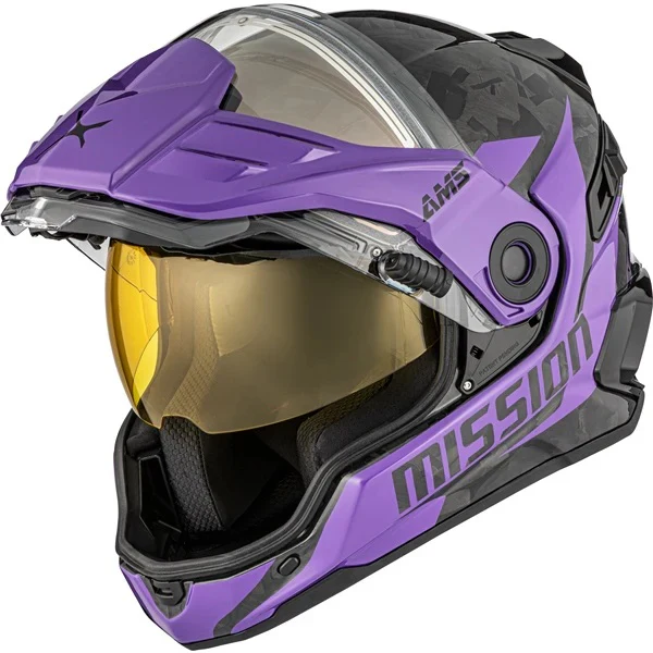 Casque Intégral de Motoneige Mission Alaska Carbone Édition Limitée - Image 3