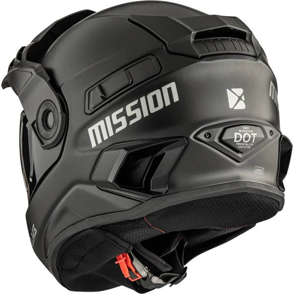 Casque Intégral de Motoneige Mission Solid Visìère Fumé - Image 2