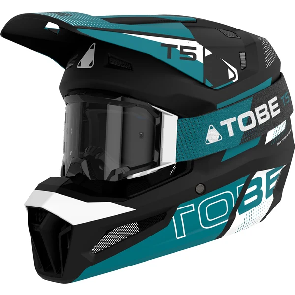 Casque Intégral de Motoneige T5 avec Lunettes