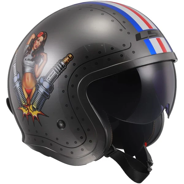 Casque Ouvert de Moto Spitfire Spark - Image 3