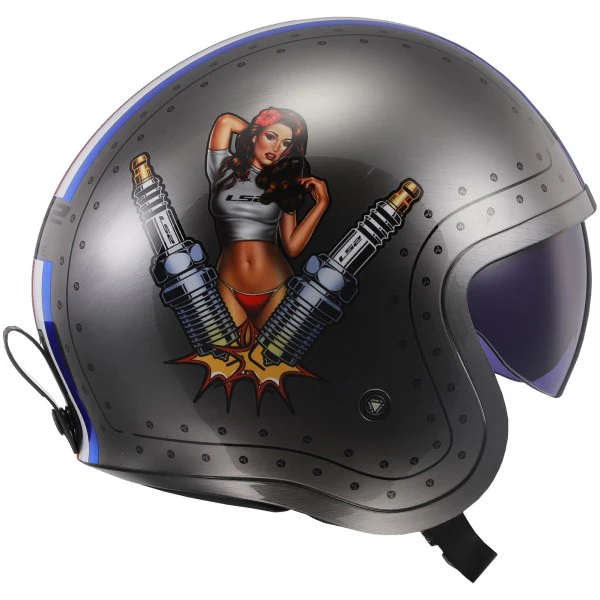 Casque Ouvert de Moto Spitfire Spark - Image 4