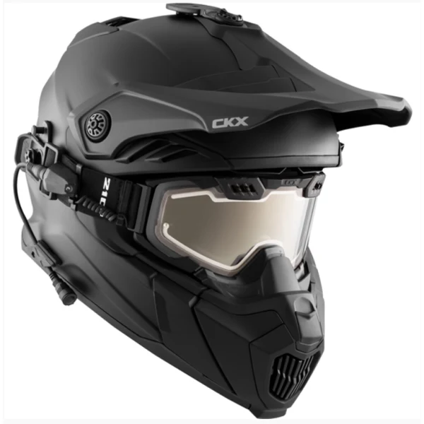 Casque Titan Air Flow Solid - Lunette 210° électrique incluse