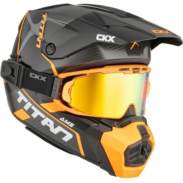 Casque Titan AMS Conrod Carbone - Lunettes Apex Incluse