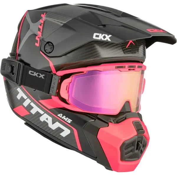 Casque Titan AMS Conrod Carbone - Lunettes Apex Incluse - Image 10