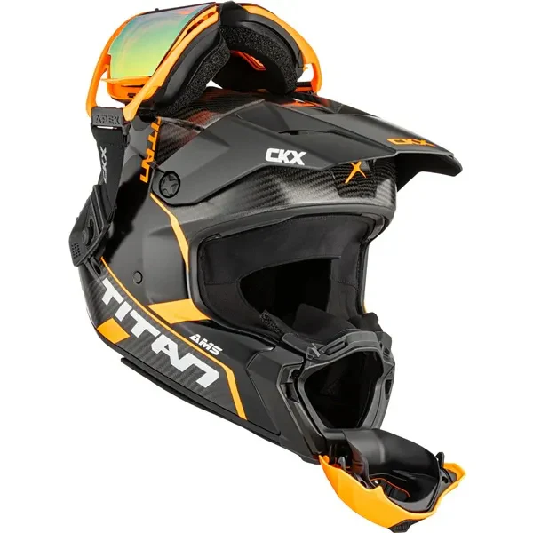 Casque Titan AMS Conrod Carbone - Lunettes Apex Incluse - Image 3