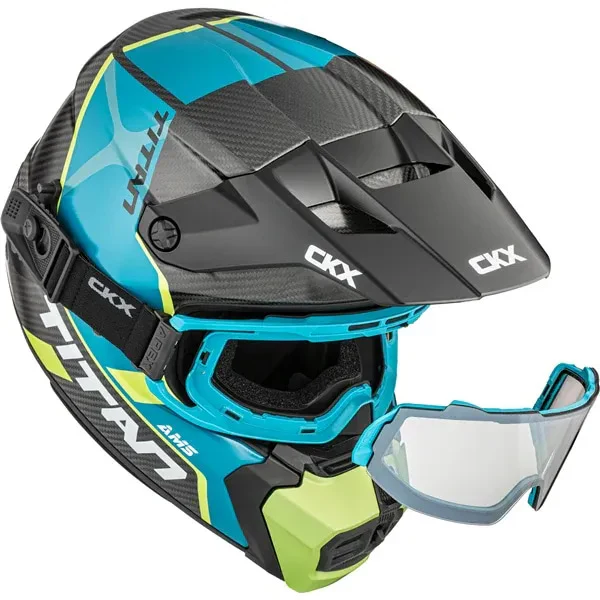 Casque Titan AMS Conrod Carbone - Lunettes Apex Incluse - Image 8