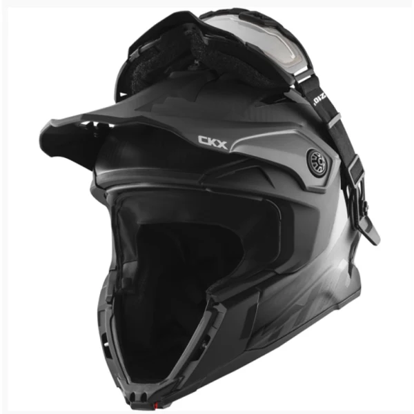 Casque Titan Original Solid Carbone - Lunette 210° électrique incluse - Image 4