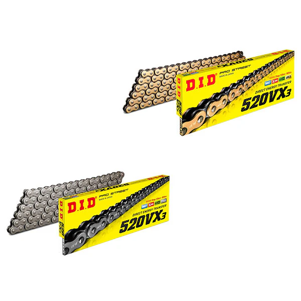 Chaîne 520 VX3 Pro Street X-Ring D.I.D