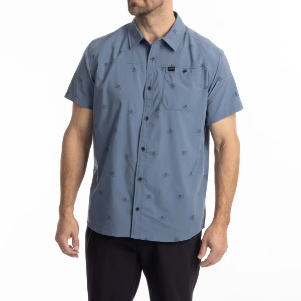 Chemise Petrol Stretch