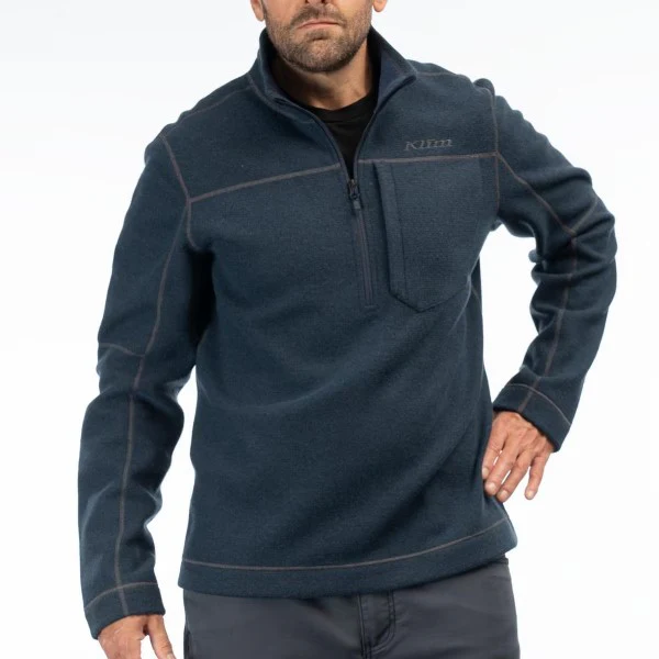 Coton ouaté Bighorn Canyon Wool Fleece ¼ Zip - Image 3