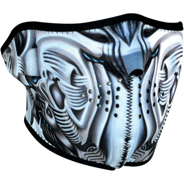 Demi-Masque de Moto Néoprène - Zan Head Gear - Image 10