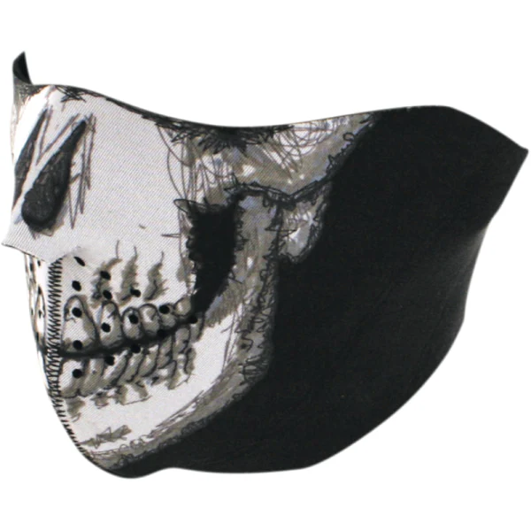 Demi-Masque de Moto Néoprène - Zan Head Gear - Image 3