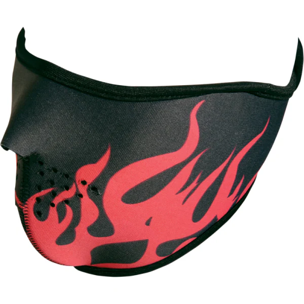 Demi-Masque de Moto Néoprène - Zan Head Gear - Image 4