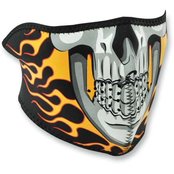 Demi-Masque de Moto Néoprène - Zan Head Gear - Image 9
