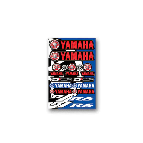 Ensemble d'autocollants de route Yamaha