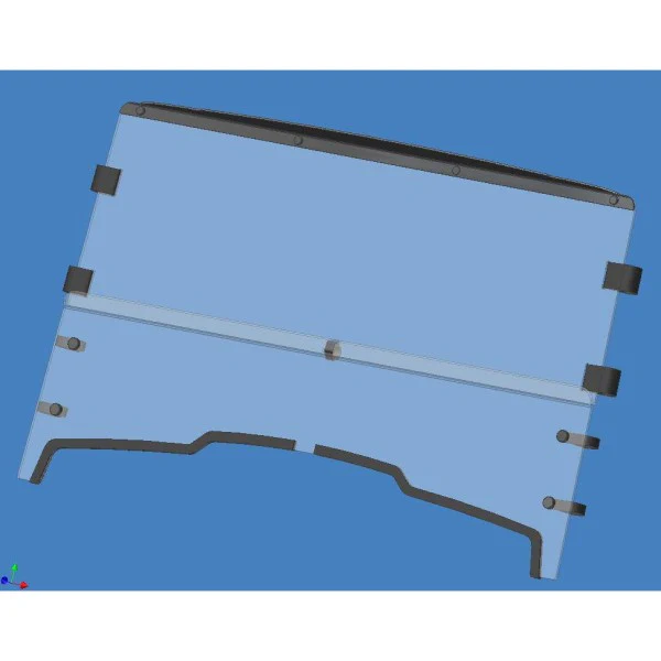 Ensemble de Pare-Brise John Deere XUV S4 550 590 2012-20