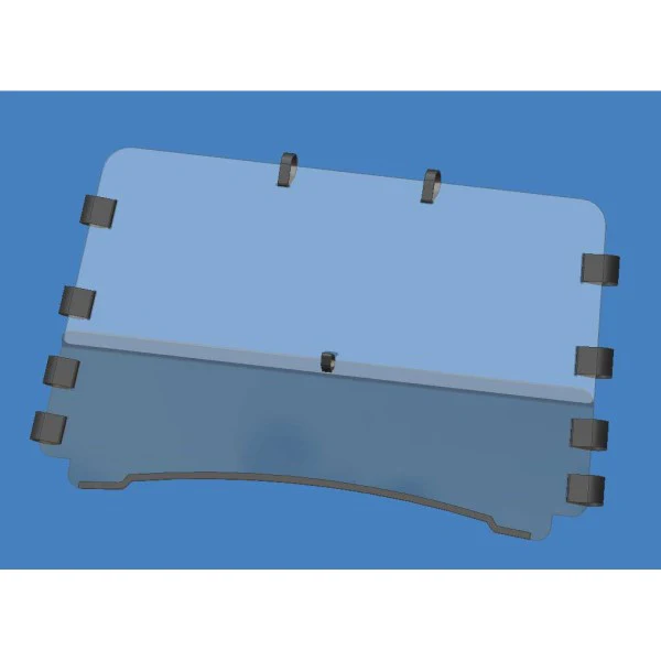 Ensemble de Pare-Brise Polaris RZR S XP 570 800 900 2008-18 - Image 2
