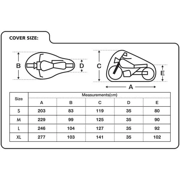 Housse Aquatex pour moto avec valise - Image 2