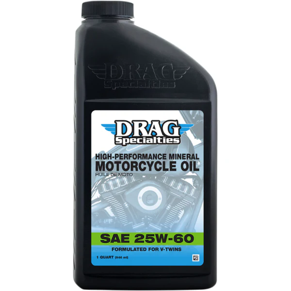 Huile à Moteur de Moto Minérale 25W-60 - Drag Specialties