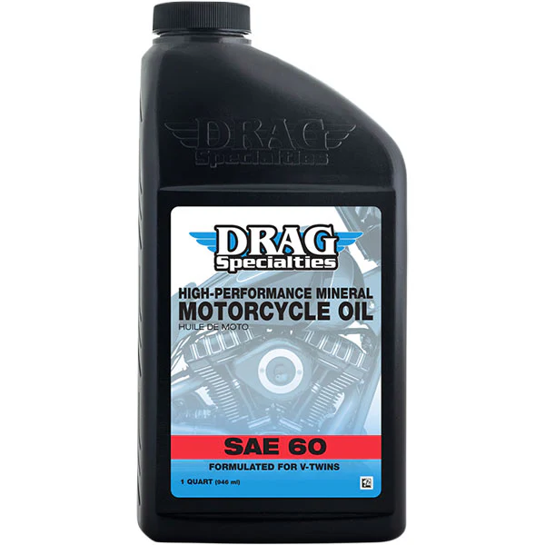 Huile à Moteur de Moto Minérale SAE 60 - Drag Specialties