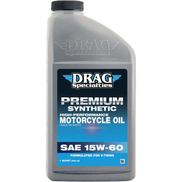 Huile à Moteur de Moto Synthétique 15W-60 - Drag Specialties