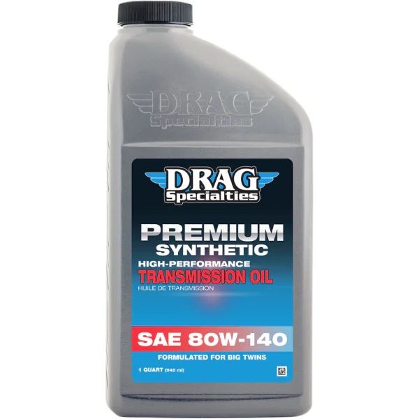 Huile à Transmission de Moto Synthétique SAE 80W-140 - Drag Specialties