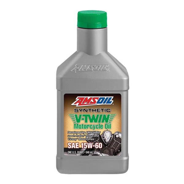 Huile Amsoil 100% Synthétique 15w60 V-Twin