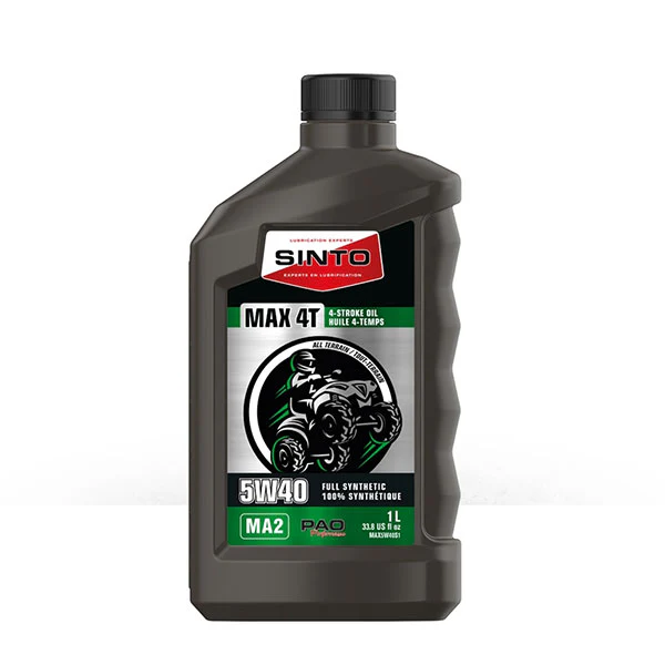 Huile Sinto 5w40 100% Synthétique Max 4T