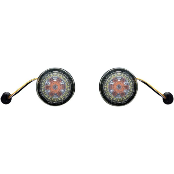 Inserts de Clignotant Avant ProBeam Dynamic Ringz avec Lentilles Fumées